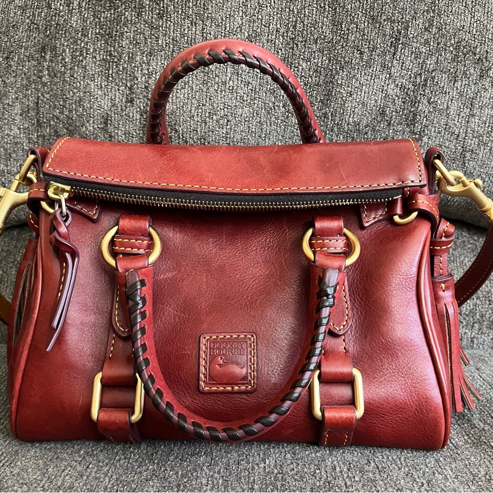 Dooney & Bourke Bordeaux Micro Florentine Satchel